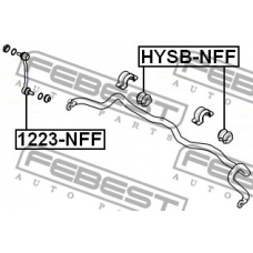 HYSB-NFF FEBEST Опора, стабилизатор