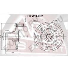HYWH-002 ASVA Ступица колеса
