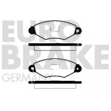 5502223938 EUROBRAKE Комплект тормозных колодок, дисковый тормоз