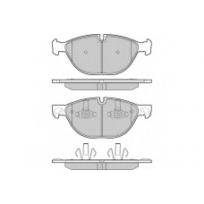 12-1409 E.T.F. Комплект тормозных колодок, дисковый тормоз