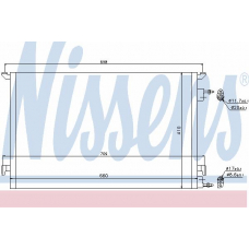 94611 NISSENS Конденсатор, кондиционер