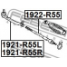 1921-R55L FEBEST Наконечник поперечной рулевой тяги