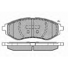 32856 SPIDAN Комплект тормозных колодок, дисковый тормоз