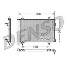 DCN07008 DENSO Конденсатор, кондиционер