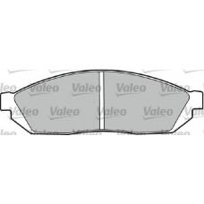 551522 VALEO Комплект тормозных колодок, дисковый тормоз