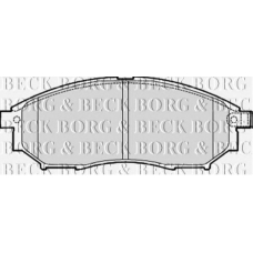 BBP2060 BORG & BECK Комплект тормозных колодок, дисковый тормоз
