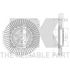 312292 NK Тормозной диск