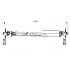 1 987 476 104 BOSCH Тормозной шланг