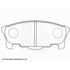 ADD64221 BLUE PRINT Комплект тормозных колодок, дисковый тормоз