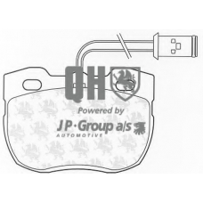 3763600219 Jp Group Комплект тормозных колодок, дисковый тормоз