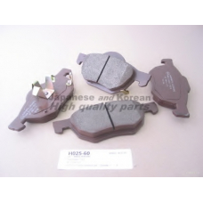 H025-60 ASHUKI Комплект тормозных колодок, дисковый тормоз