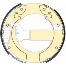 5160871 GIRLING Комплект тормозных колодок