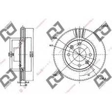 BD1183 DJ PARTS Тормозной диск