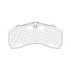 2924605390 JURID Комплект тормозных колодок, дисковый тормоз