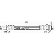 FBH7105 FIRST LINE Тормозной шланг