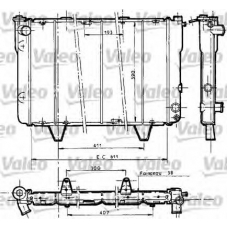 730036 VALEO Радиатор, охлаждение двигателя