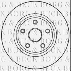 BBD6004S BORG & BECK Тормозной диск
