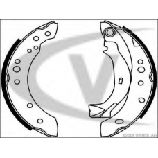 V42-4138 VEMO/VAICO Комплект тормозных колодок