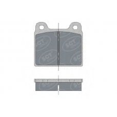SP 251 PR SCT Комплект тормозных колодок, дисковый тормоз