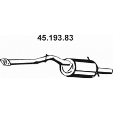 45.193.83 EBERSPACHER Глушитель выхлопных газов конечный