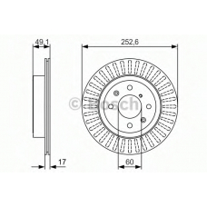 0 986 479 982 BOSCH Тормозной диск