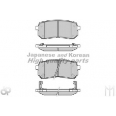 I043-10 ASHUKI Комплект тормозных колодок, дисковый тормоз