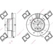 BD1156 DJ PARTS Тормозной диск