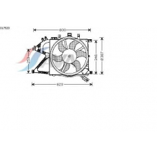 OL7520 AVA Вентилятор, охлаждение двигателя