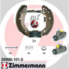 20990.101.0 ZIMMERMANN Комплект тормозных колодок