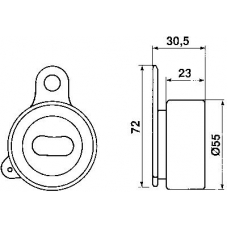 VKM 71401 SKF Натяжной ролик, ремень грм