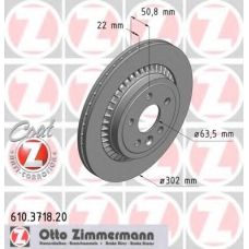 610.3718.20 ZIMMERMANN Тормозной диск