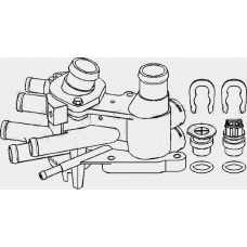 109 067 TOPRAN Корпус термостата
