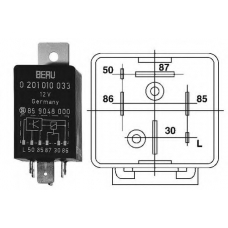 GR033 BERU Блок управления, время накаливания