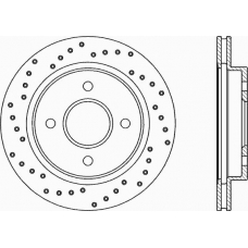 BDRS1185.25 OPEN PARTS Тормозной диск