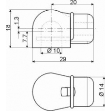 LIP128521 QUINTON HAZELL Упругий элемент, крышка багажника / помещения для 