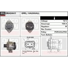 DRA0441 DELCO REMY Генератор