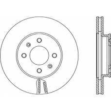 BDA2350.20 OPEN PARTS Тормозной диск