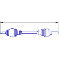 12551 SERCORE Приводной вал