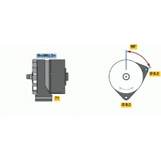 0 120 468 009 BOSCH Генератор