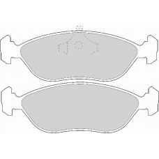 FD6705A NECTO Комплект тормозных колодок, дисковый тормоз