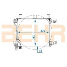 7005852 BEHR Condenser