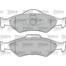 598563 VALEO Комплект тормозных колодок, дисковый тормоз