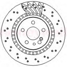 562399B BENDIX Тормозной диск