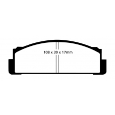 DP2116 EBC Brakes Колодки тормозные