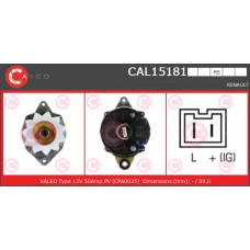 CAL15181RS CASCO Генератор