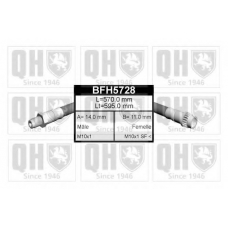 BFH5728 QUINTON HAZELL Тормозной шланг