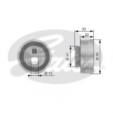 T41129 GATES Натяжной ролик, ремень грм