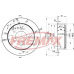 BD-2905 FREMAX Тормозной диск