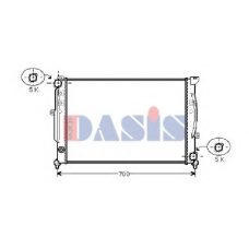 480950N AKS DASIS Радиатор, охлаждение двигателя