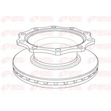 NCA1078.20 REMSA Тормозной диск